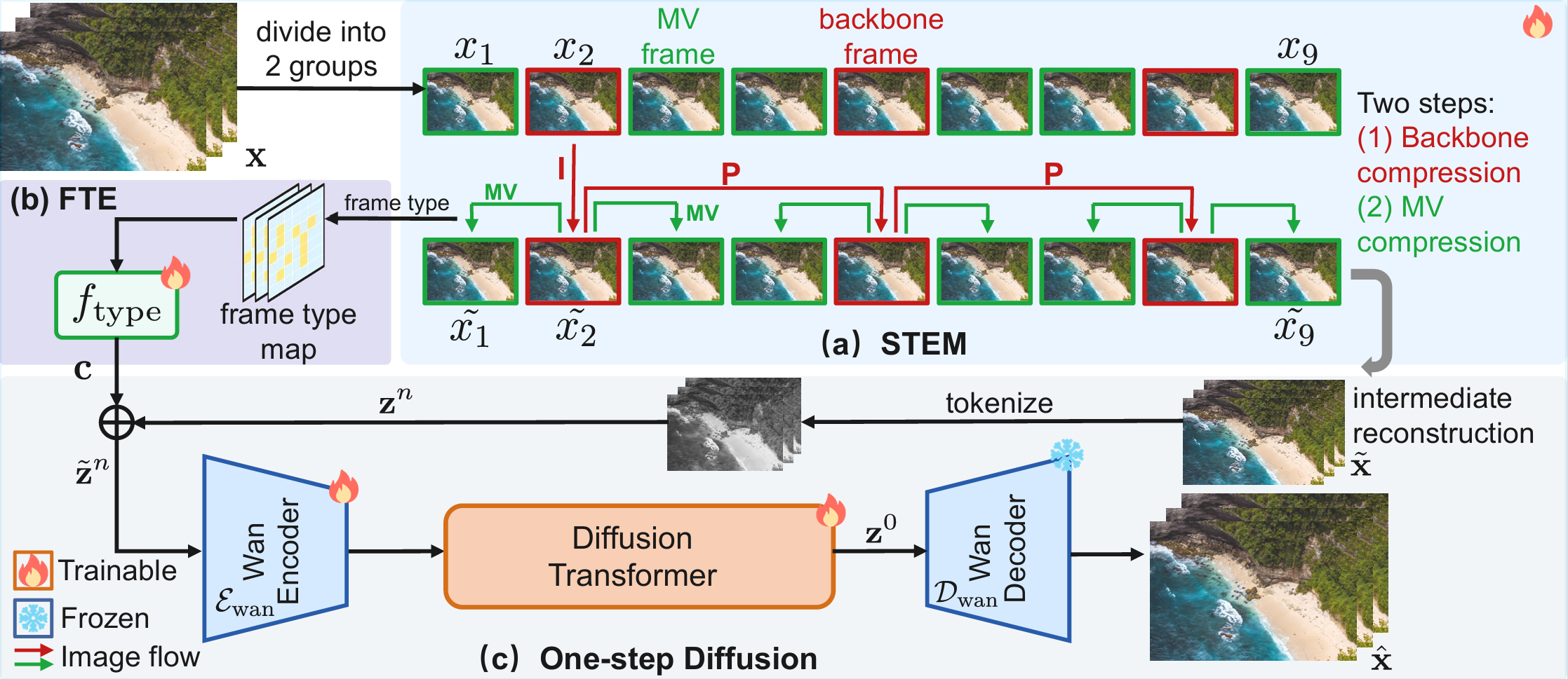 Diff-SIT overall architecture (STEM and ODFTE)